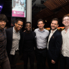 Colin Morgan (cast), Branden Jacobs-Jenkins (Writer), Bayo Gbadamosi (cast), Bo Poraj (cast), Michael Longhurst (Director) and Joseph Winters (Assistant Director)