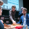 Levon Aronian Robert Emms Fischer Ronan Raftery Spassky Malcolm Pein CSC and Magnus Carlsen Photography courtesy of London Chess Classic