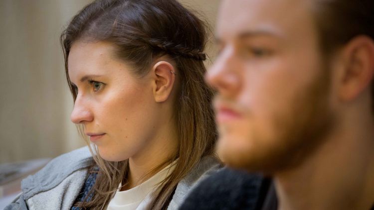 In the rehearsal room with Filthy Business' Callie Cooke and Callum Woodhouse